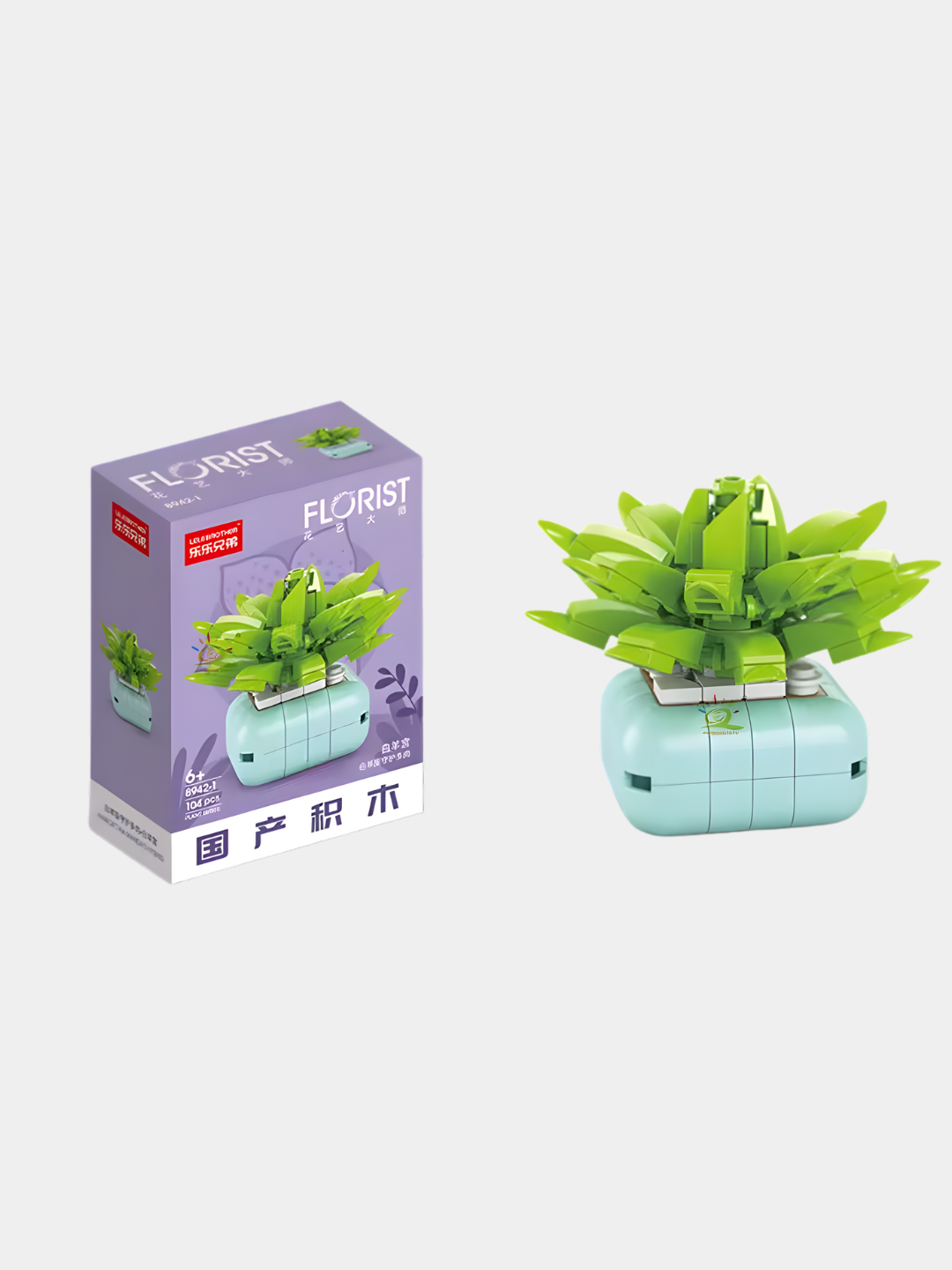 Конструктор Лего Цветы из миниблоков 3D, конструктор растения — фото 1