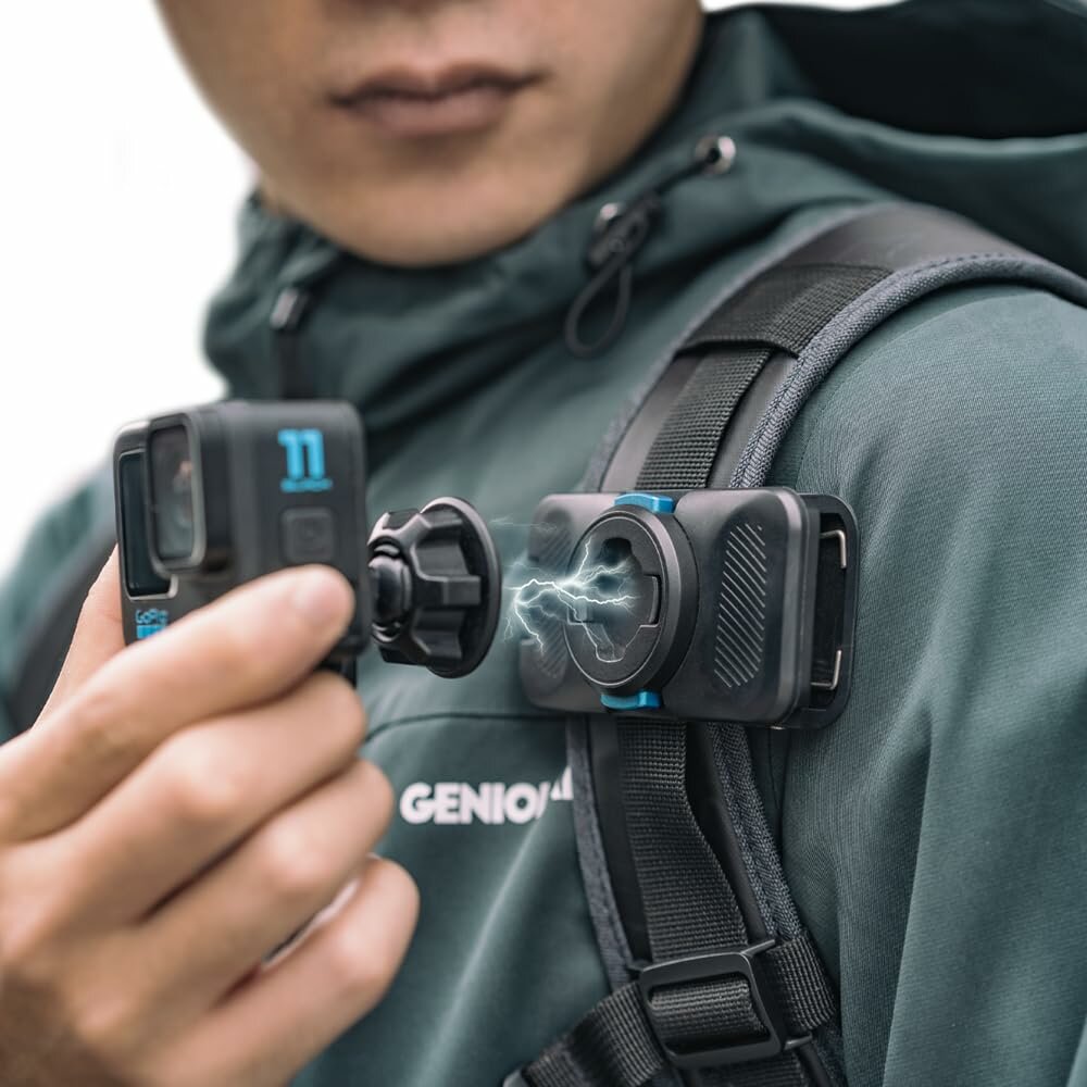 Крепление на лямку рюкзака для GoPro — свобода движений и идеальные кадры!