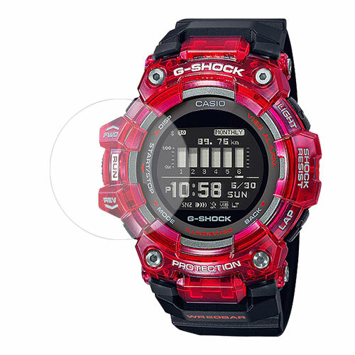 Скрин Мобайл защитный экран для часов Casio GBD-100SM-4A1 из гидрогелевая плёнка прозрачная