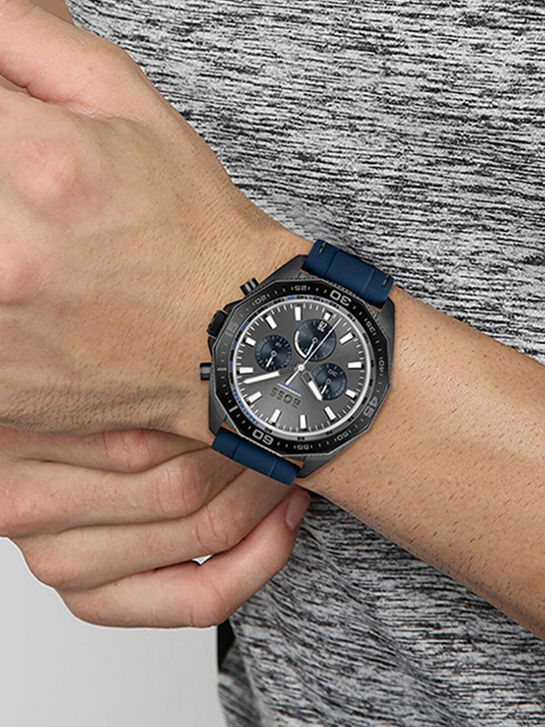 Наручные часы BOSS, синий — фото 1