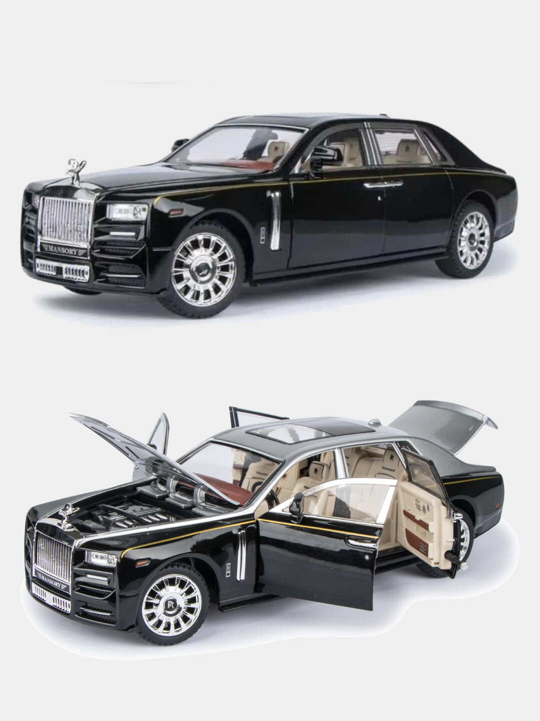 Металлическая машинка Rolls-Royce-Phantom Maisa Rui 1:24 — фото 1
