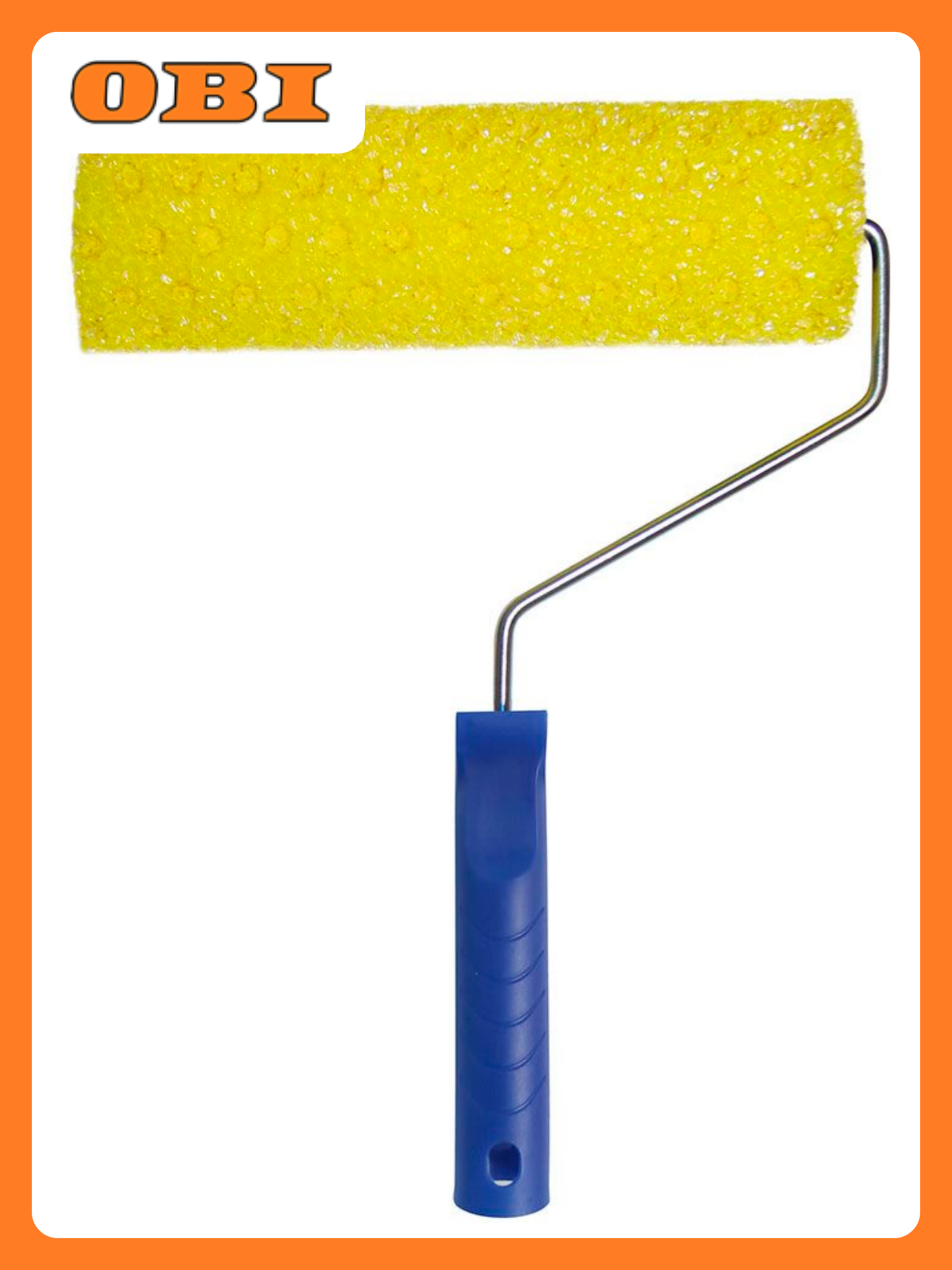 Валик структурный с ручкой  эффект  Гороховые дыры   75 230мм  ручка 6мм