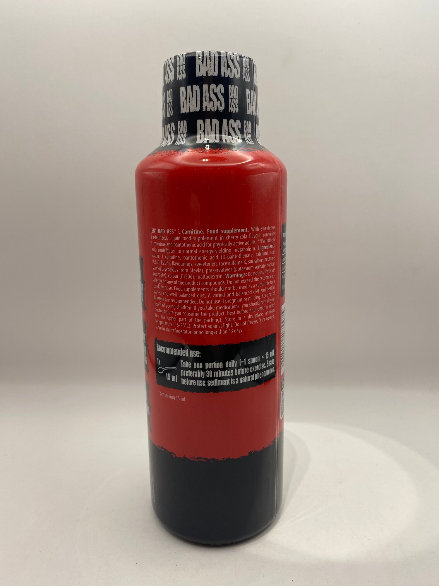 Bad Ass L Carnitine Cherry Cola, для похудения, 3000 мг, 500мл — фото 1
