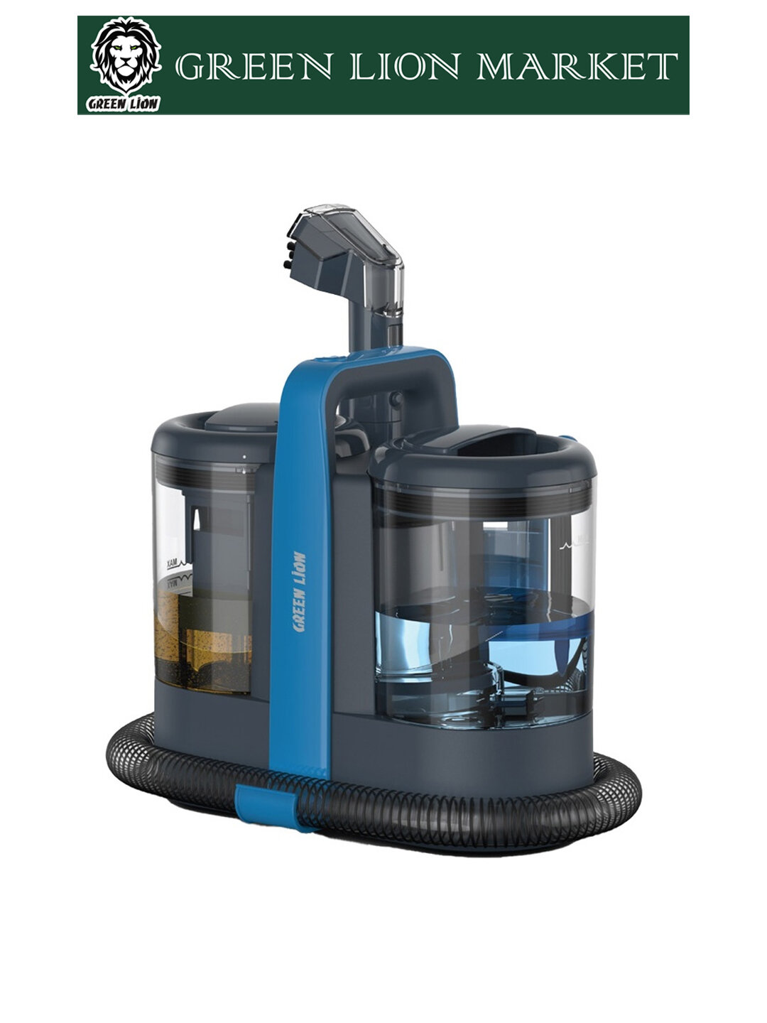 Портативная машина для чистки ковров с мощным двигателем мощностью 600 Вт Green Lion