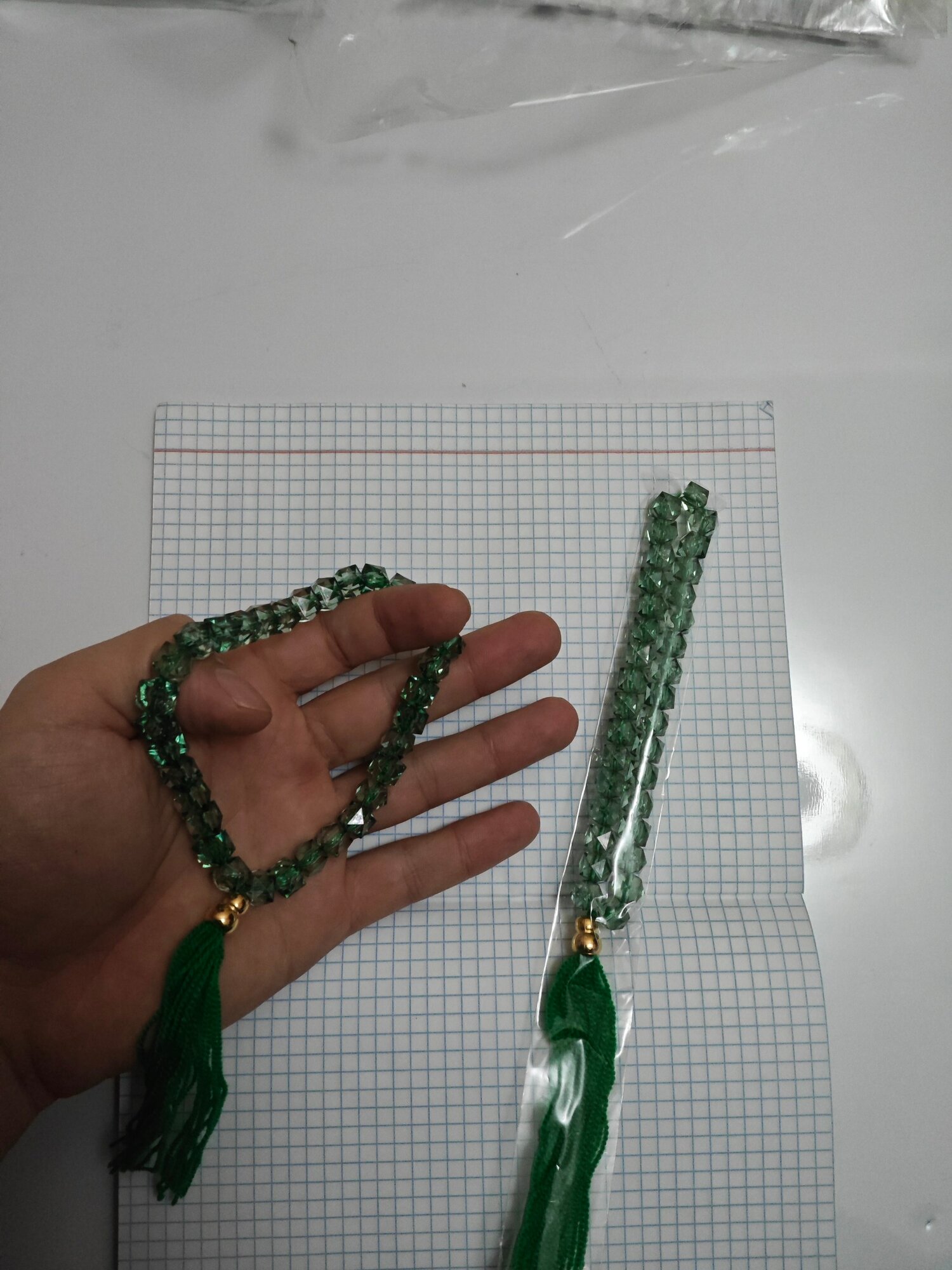 Чётки, длина 33 см, green — фото 1