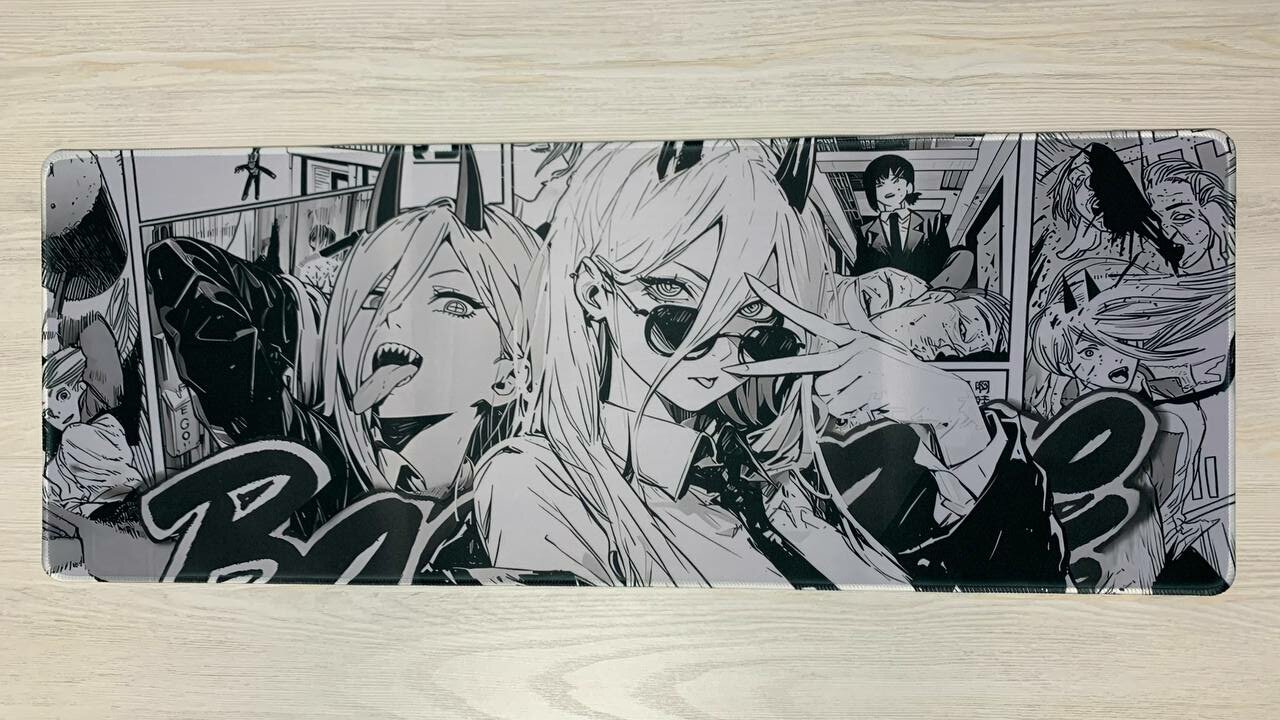 Коврик для компьютера и мыши «800x300x4», резина/ткань, игровой, размер 800×300×4 мм.