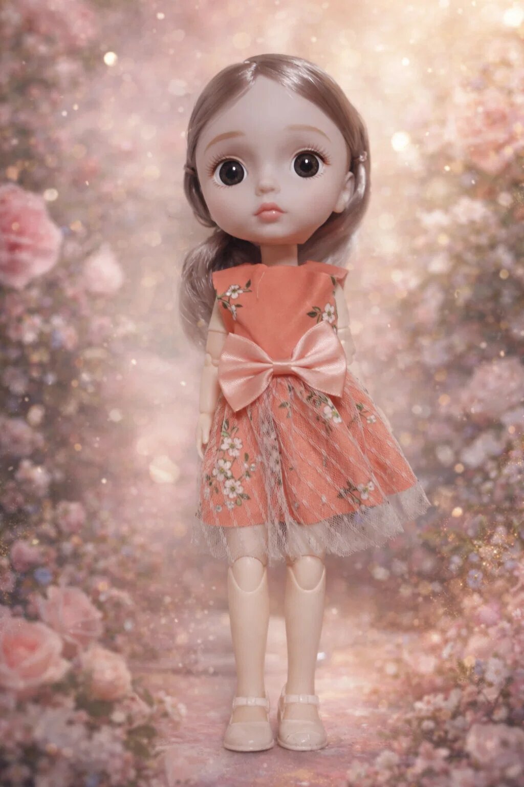 Шарнирная кукла BJD C 3D глазами в стиле аниме 32см музыкальная