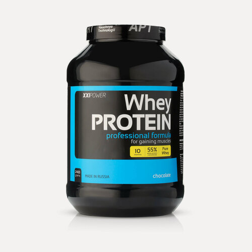 Изображение товара Протеин XXI Power "Whey", сывороточный протеин, вкус шоколада, 2400г.