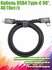 Кабель USB4 Type-C 90°, 40 Гбит/с, 0.5m