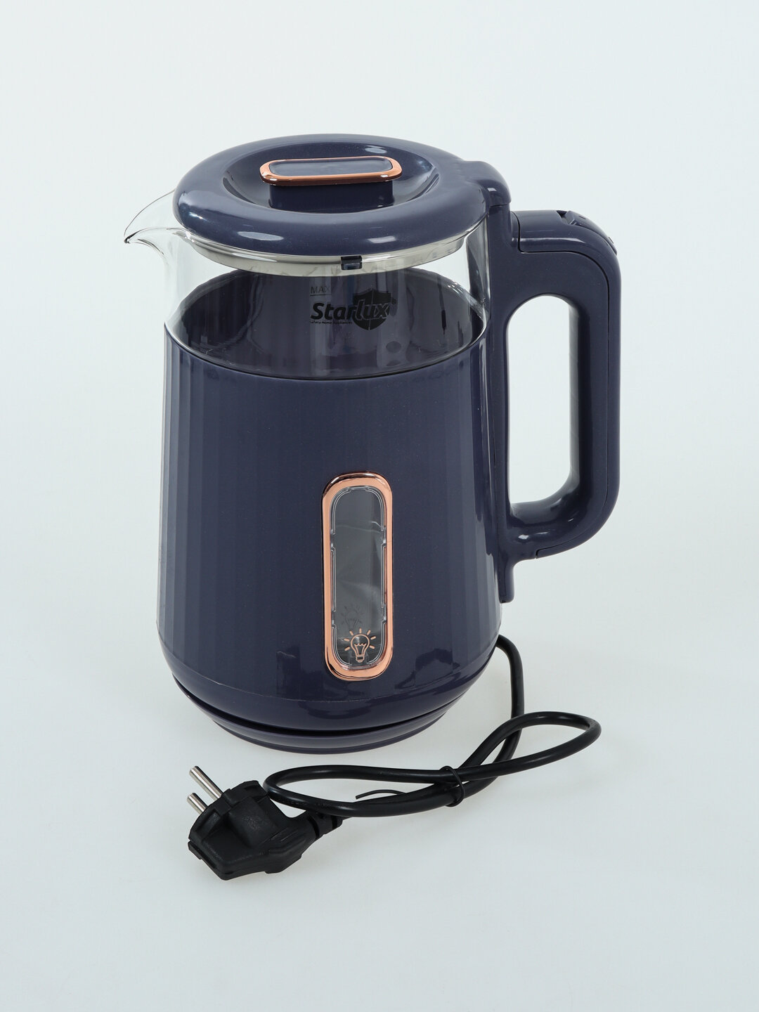Электрочайник Starlux, 2-2,5 литра - Индиго — фото 1