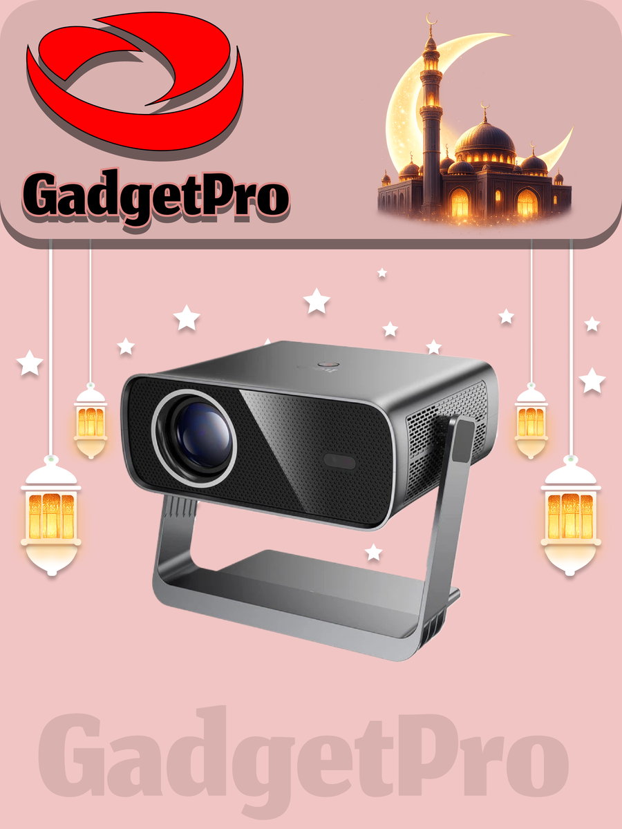 Умный проектор Hoco DT5: портативный LED проектор для дома, с Wi-Fi, Full HD, современный дизайн.