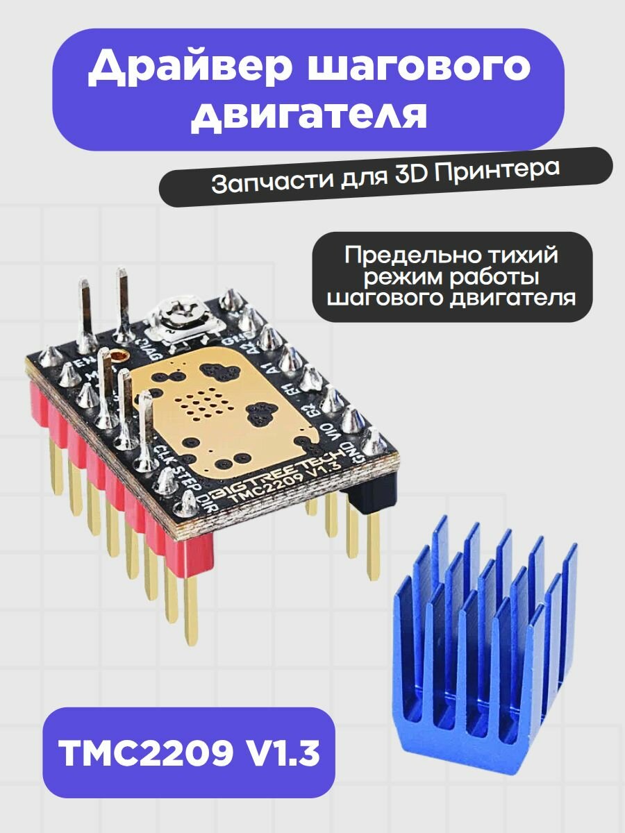 Драйвер шагового двигателя BIGTREETECH TMC2209 V1.3