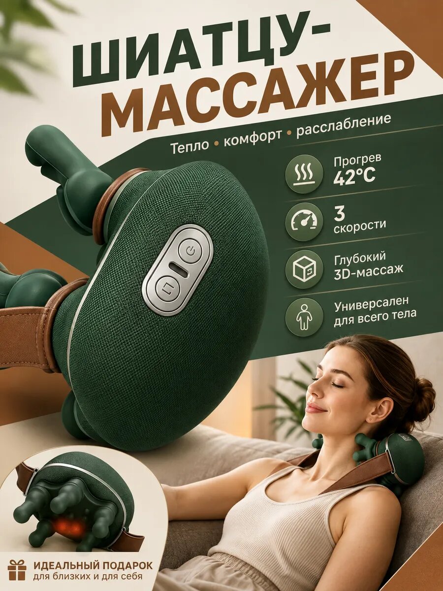 Массажёр для шеи и тела Оригинал
