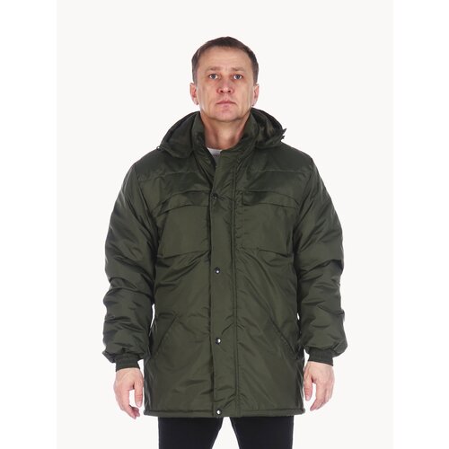 Восток-текс / Куртка мужская демисезонная с капюшоном удлиненная Дюспо большого размера