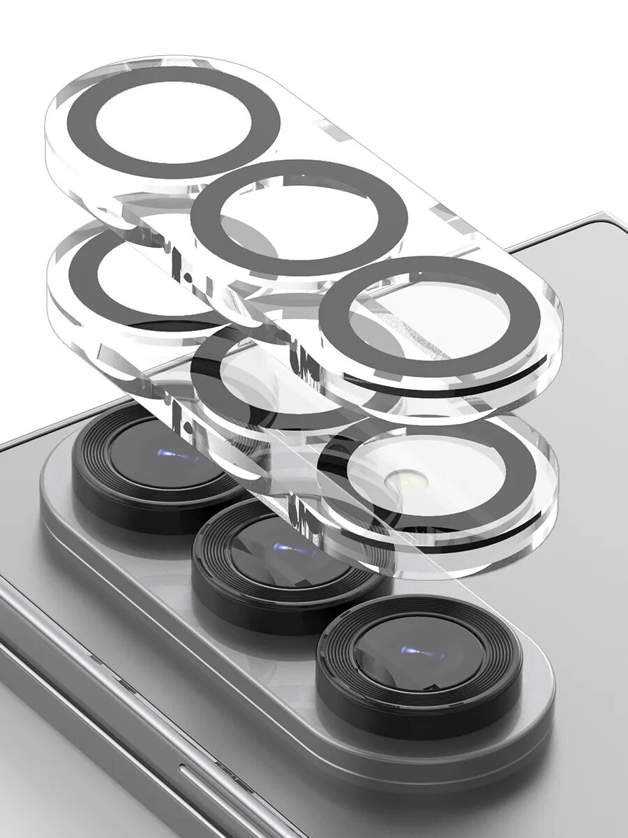 Стекло на камеру Samsung Galaxy Z Fold7 Araree Core Camera закаленное, 2 шт