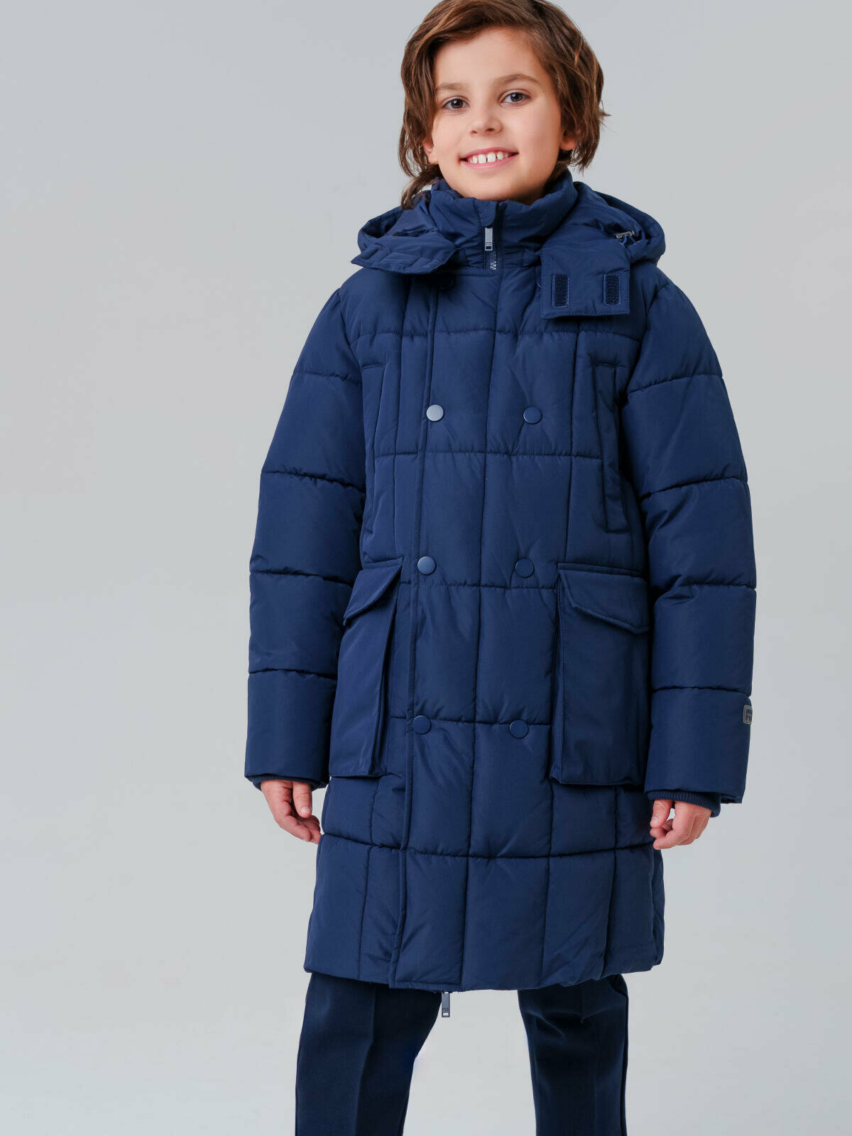 Куртка playToday размер 164 темно-синий