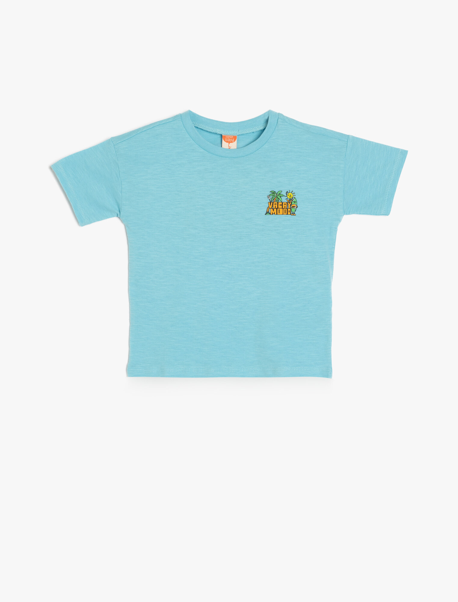 Футболка KOTON CASUAL, размер 18-24 месяцев, синий