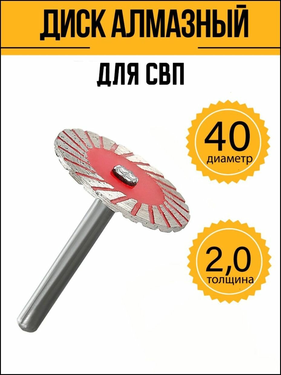 Диск отрезной K799 для гранита камня кафеля керамогранита универсальный сухой рез диаметр 40мм