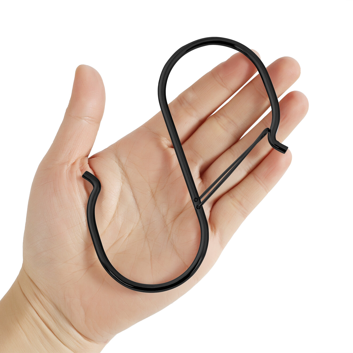 Универсальный S-образные крючки 12.6 см Черный для труб до 3 см 25 кг