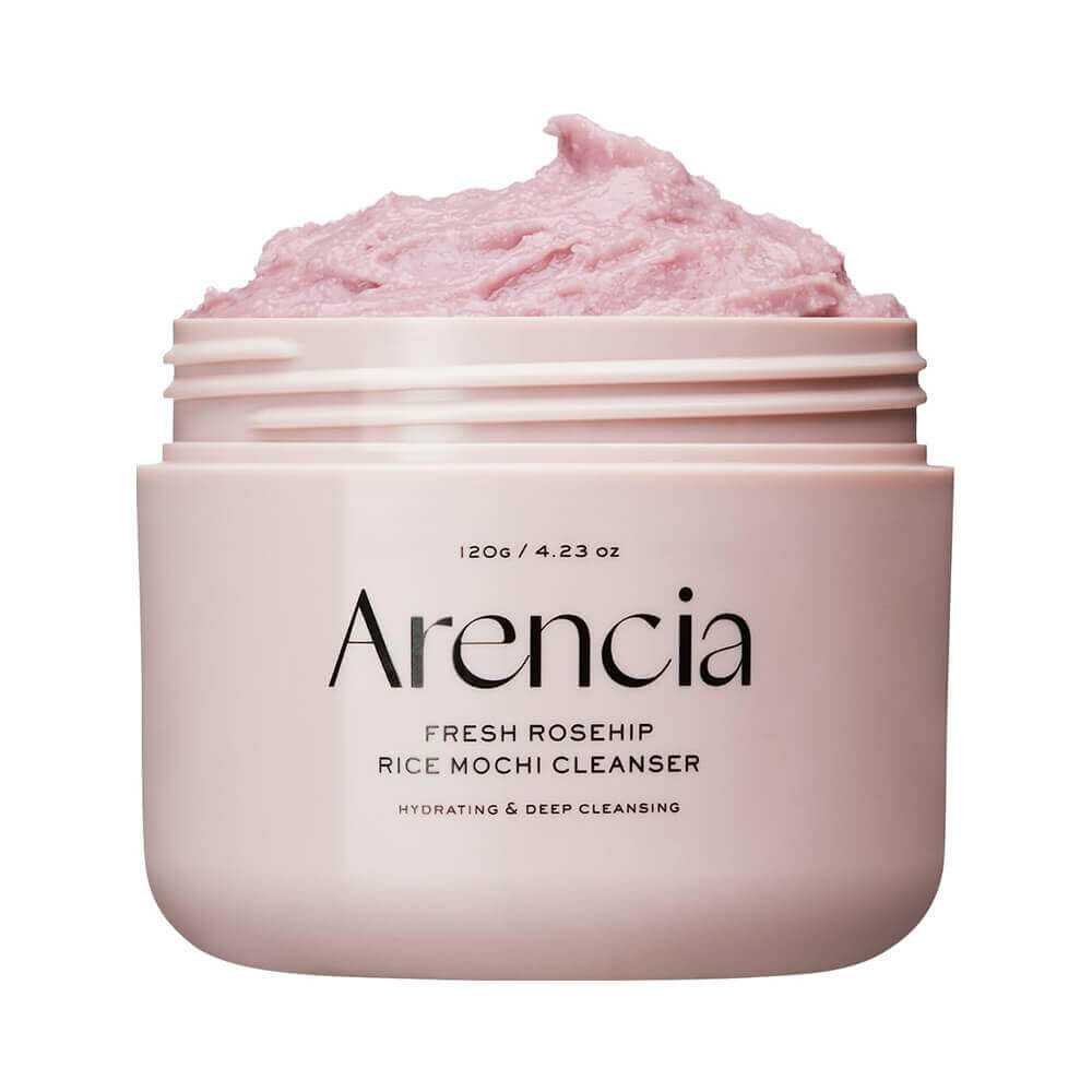 Очищающее средство с экстрактами алоэ и ромашки Arencia Fresh Rosehip Rice Mochi Cleanser