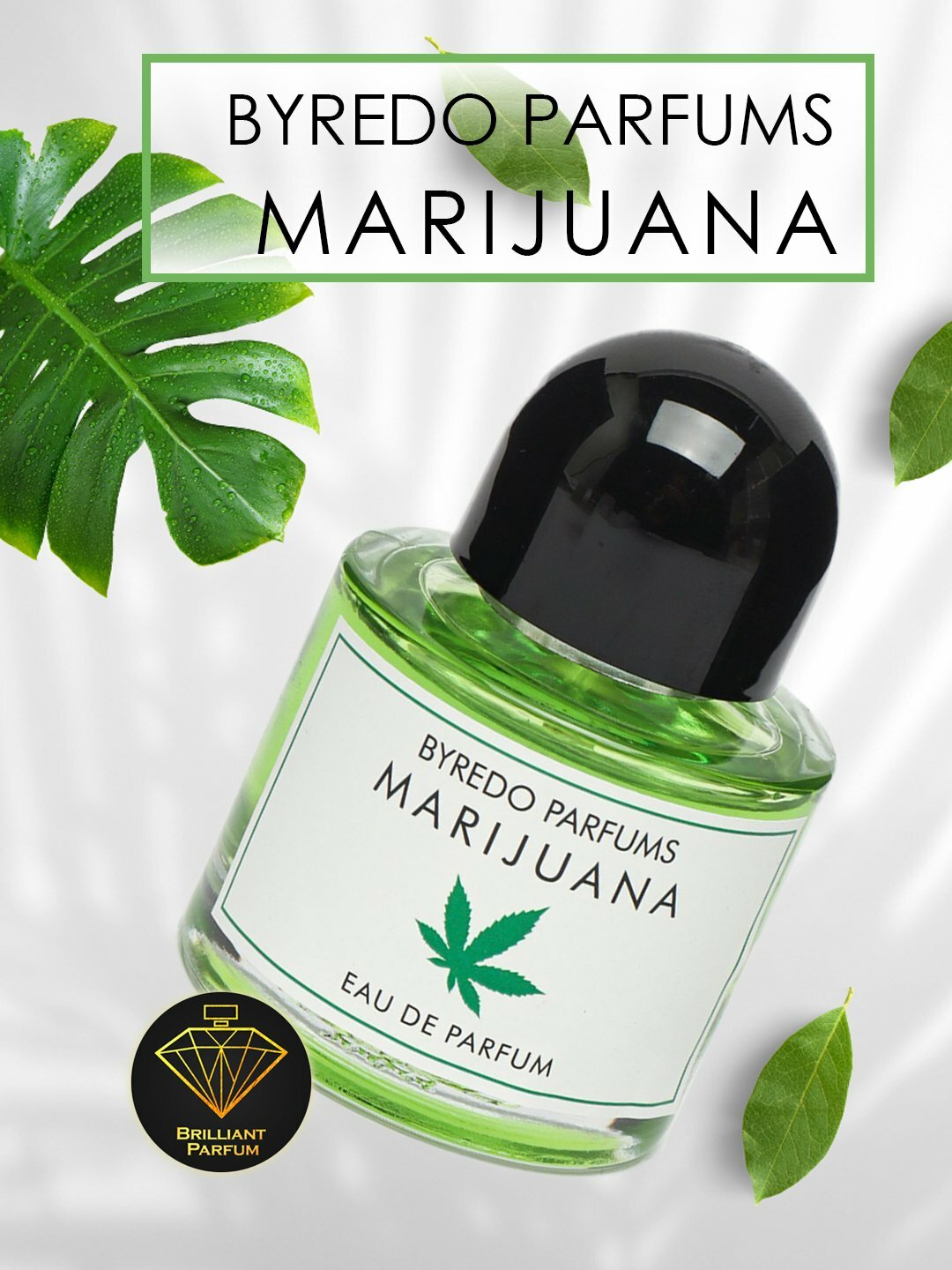 Парфюмерная вода "Marijuana", перезаправляемый флакон, 100мл