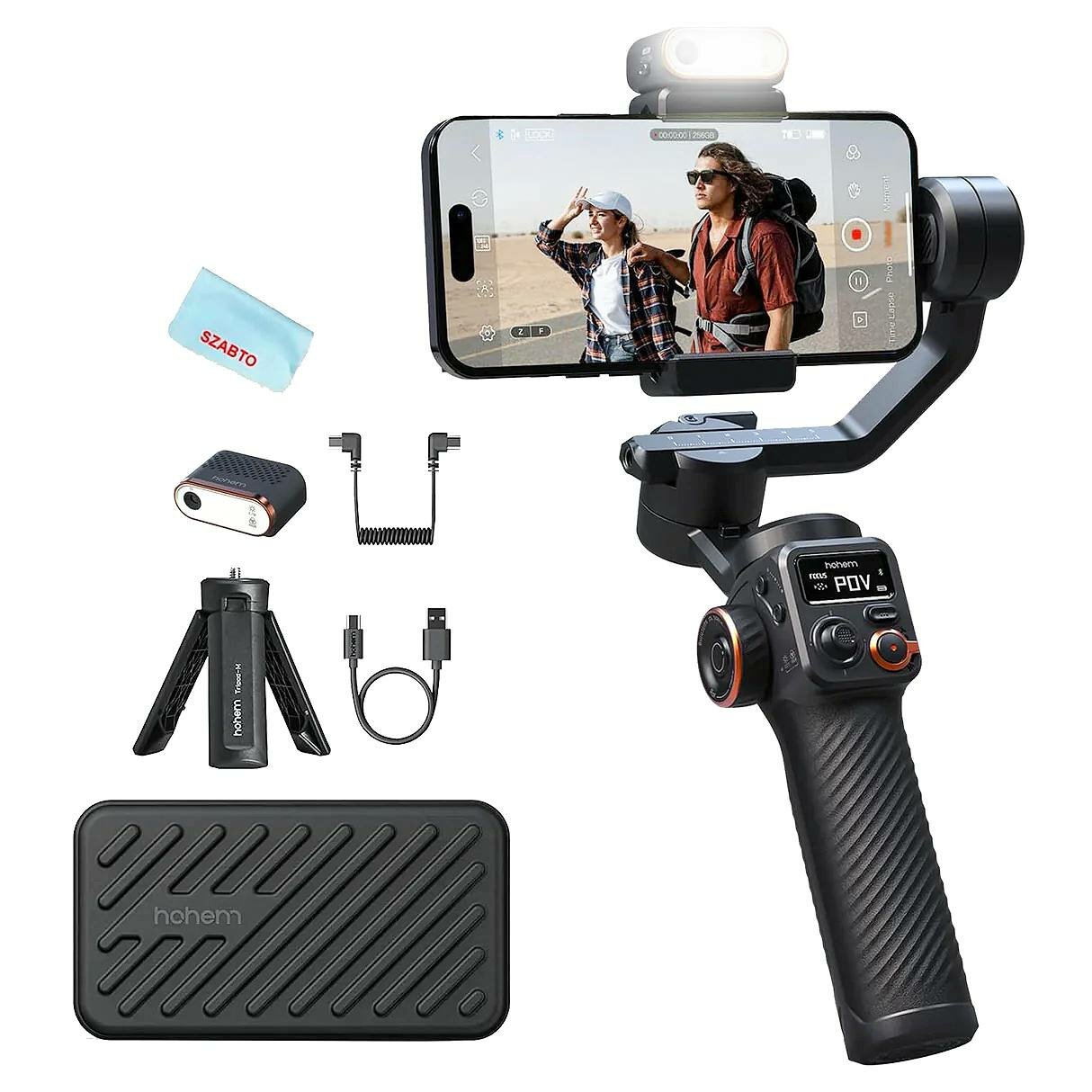 Стабилизатор M6 KIT для смартфона, Bluetooth, 3 оси