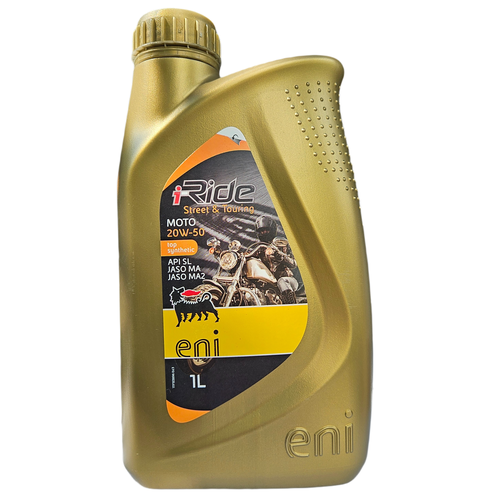 Моторное масло Eni i-Ride moto 20W-50 1л, синтетическое