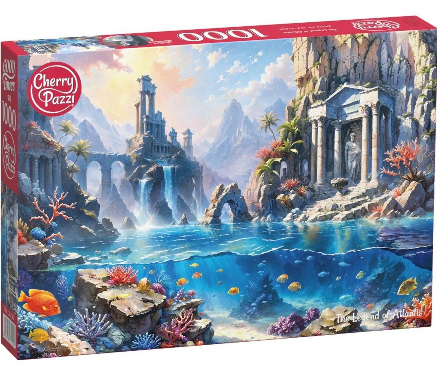 Пазл для взрослых Cherry Pazzi 1000 деталей, элементов: Легенда об Атлантиде