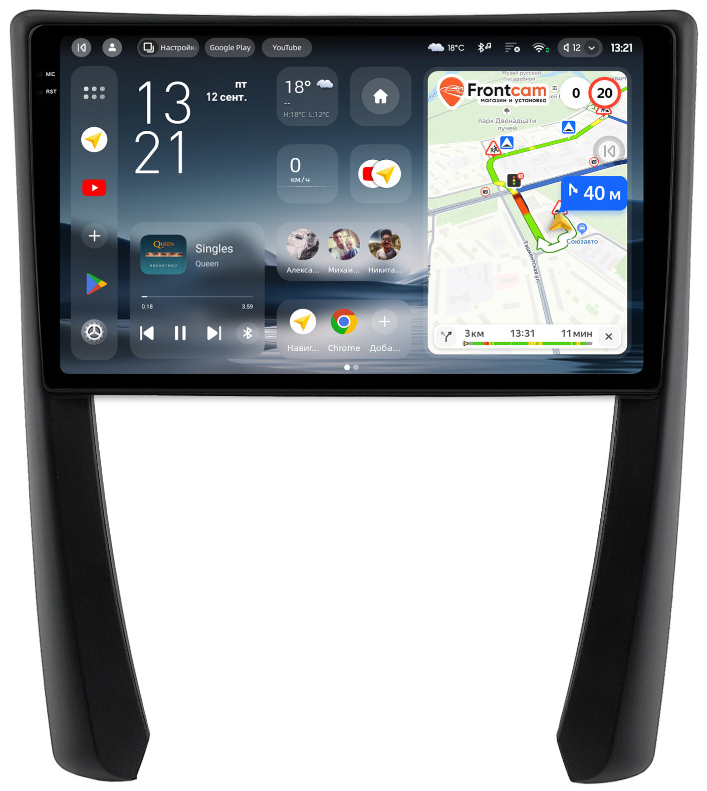 Штатная магнитола Porsche Cayman (987) 2005-2012 Teyes CC4 2K 8/128 9.5" RM-9-3191 Android 14 (4G-SIM, DSP, QLed, AI)