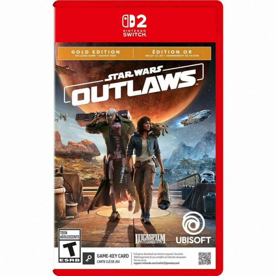 Игра Star Wars: Outlaws. Gold Edition для Nintendo Switch 2 с русскими субтитрами