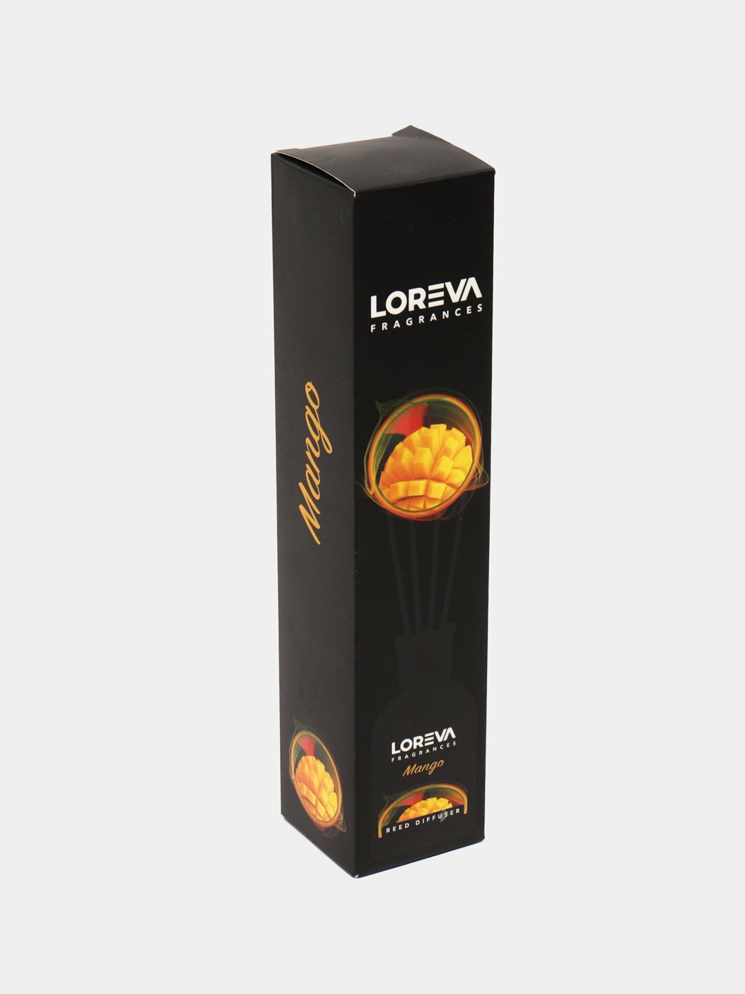 "LOREVA" "MANGO" 110мл. Диффузор для воздуха дома, автомобиля и офиса, с ароматом манго, Сделано в Турции. — фото 1