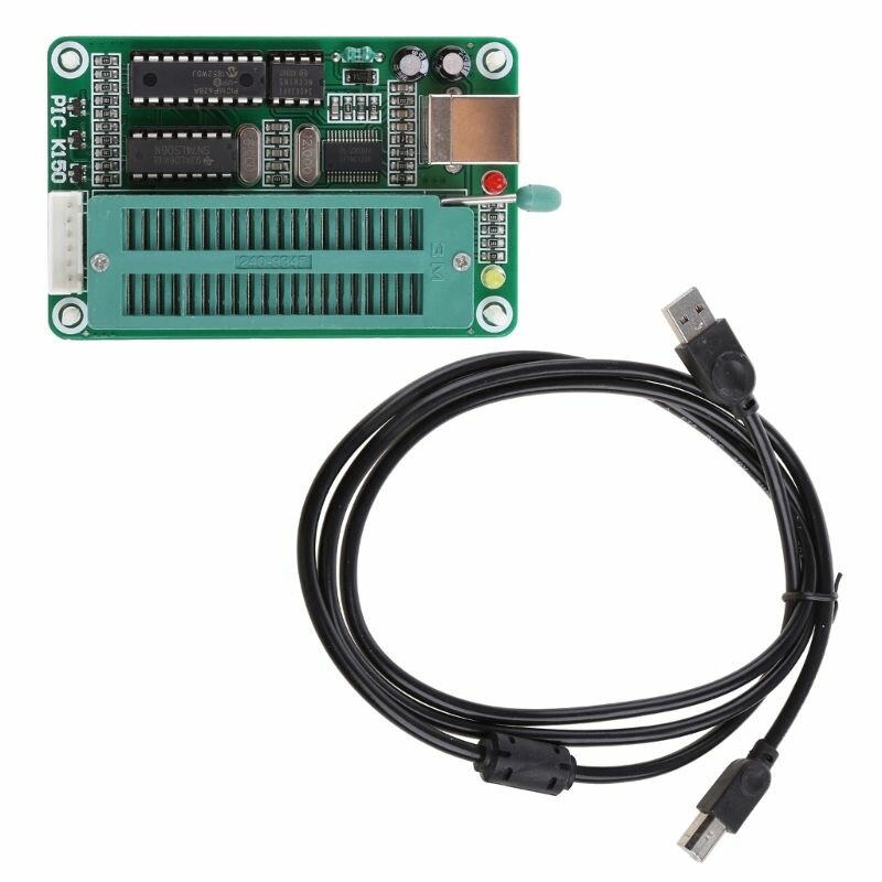 Программатор PIC K150 USB, автоматическое программирование, разработка микроконтроллера + USB-кабель ICSP, поддержка Windows 98