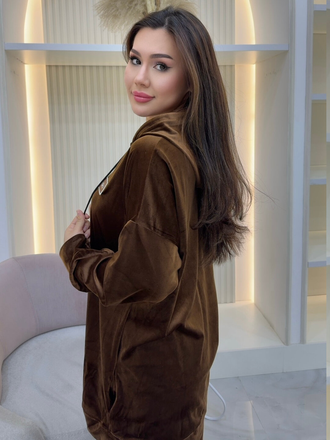 Комплект одежды  одежда "alo", размер 44-46, Шоколадный — фото 1