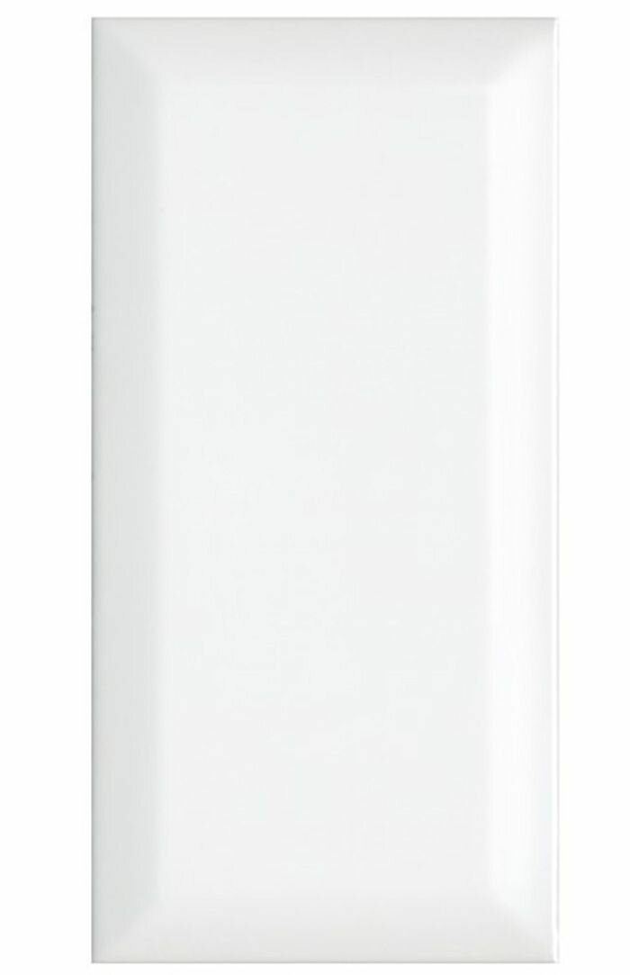 Креафорта Руасси плитка настенная глянцевая 200x99x92мм(40шт) (0792м2) белый