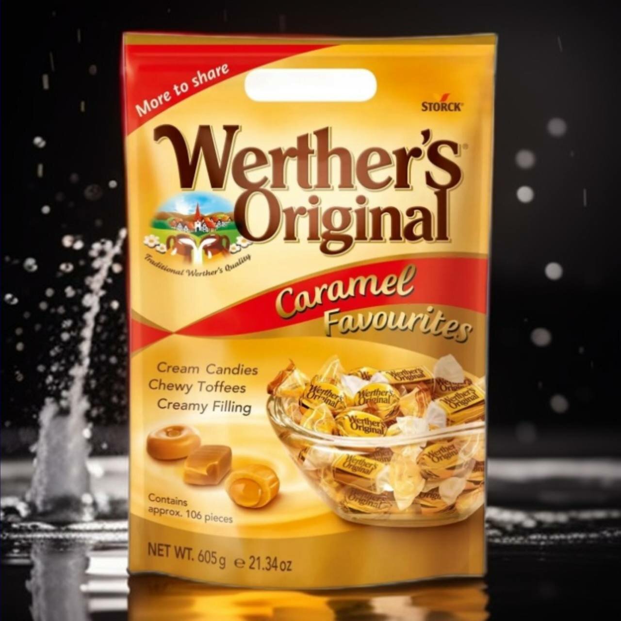 Карамель ассорти Werther's Original Caramel Favourites 605 g