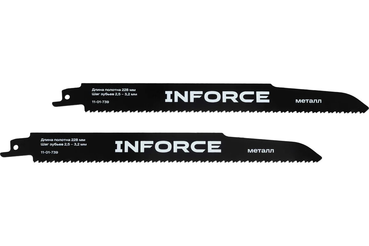 Inforce 11-01-739 Полотна по металлу 228x2,5-3,2 мм, набор 2 шт для резки стали