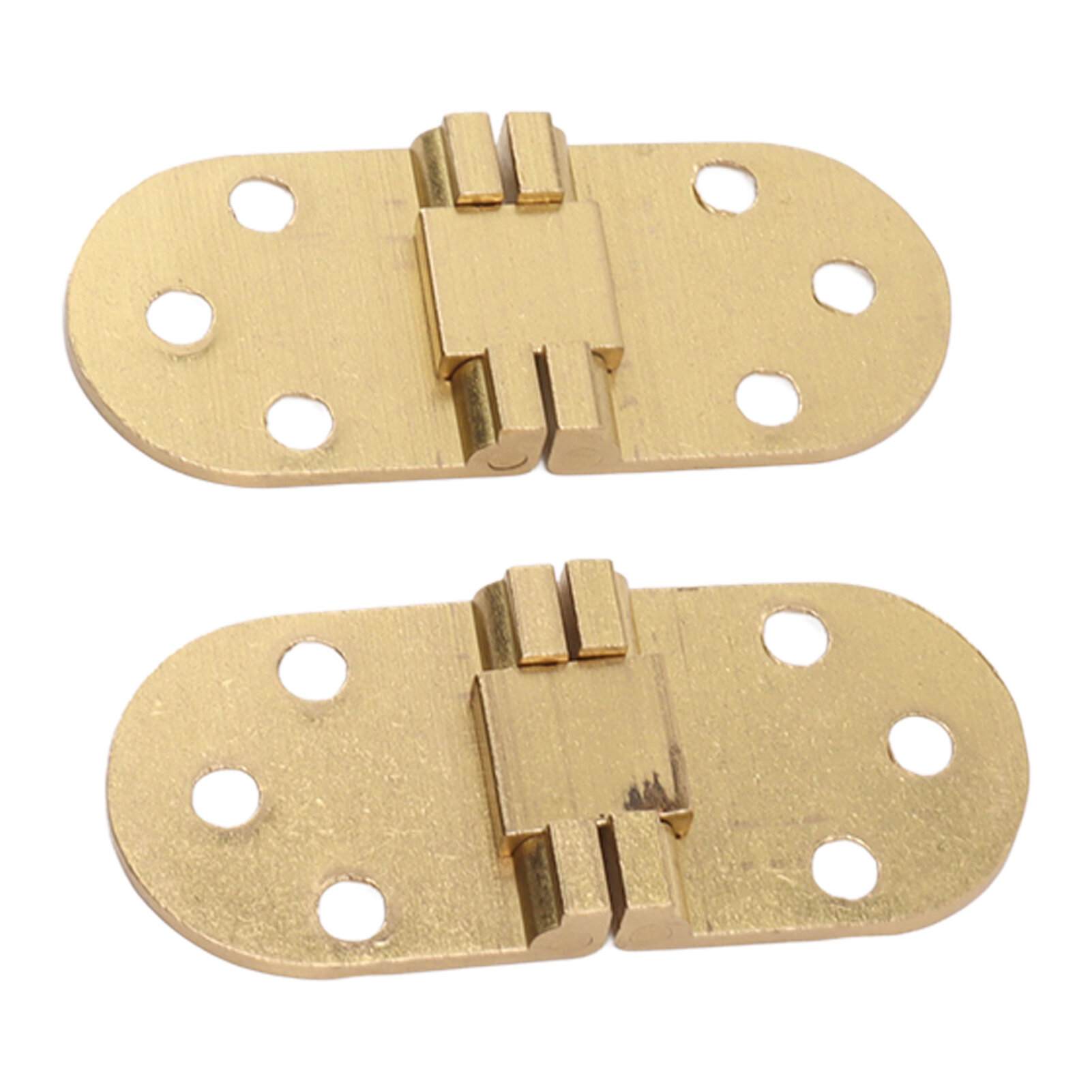 2 комплекта складной петли с откидной крышкой нержавеющая петля с круглым краем 180 градусов латунная петля с винтами для швейной машины складного стола 25 мм/010 дюйма