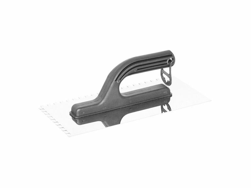 Гладилка 130х270мм/6 зубчатая нерж. ст. пласт. ручка