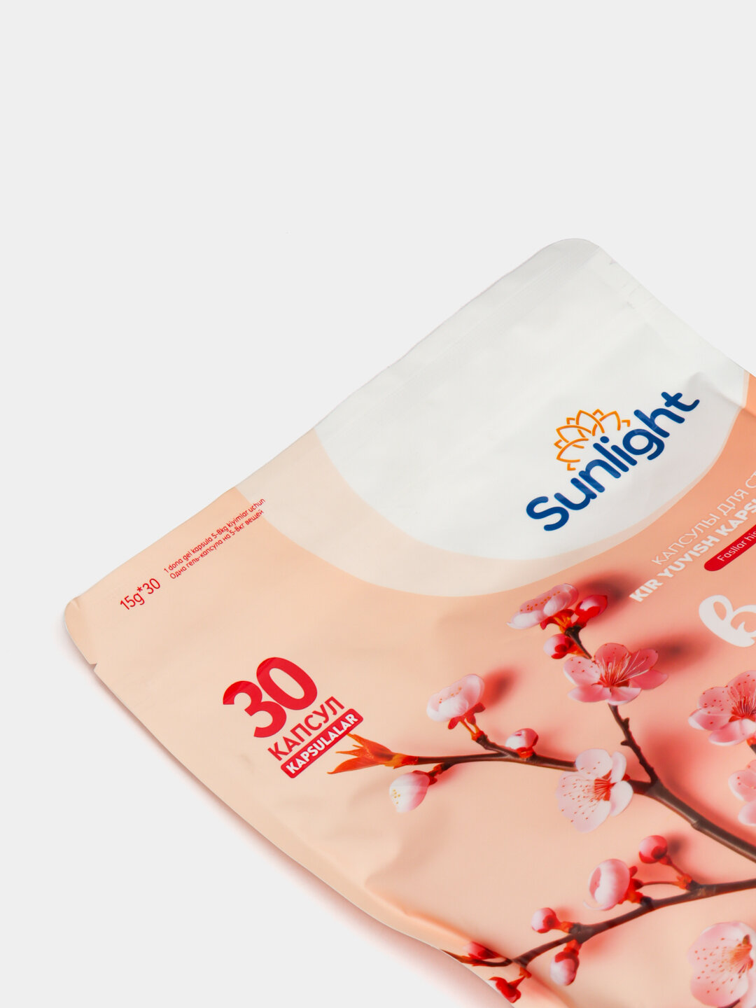 Капсулы SUNLIGHT Bahor, 3 в 1, гипоаллергенные, для всех типов тканей, 100 г, 30 шт — фото 1