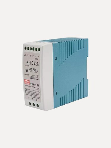 Изображение товара Источник питания 40 Вт (24В/1.7А) DRA-40-24