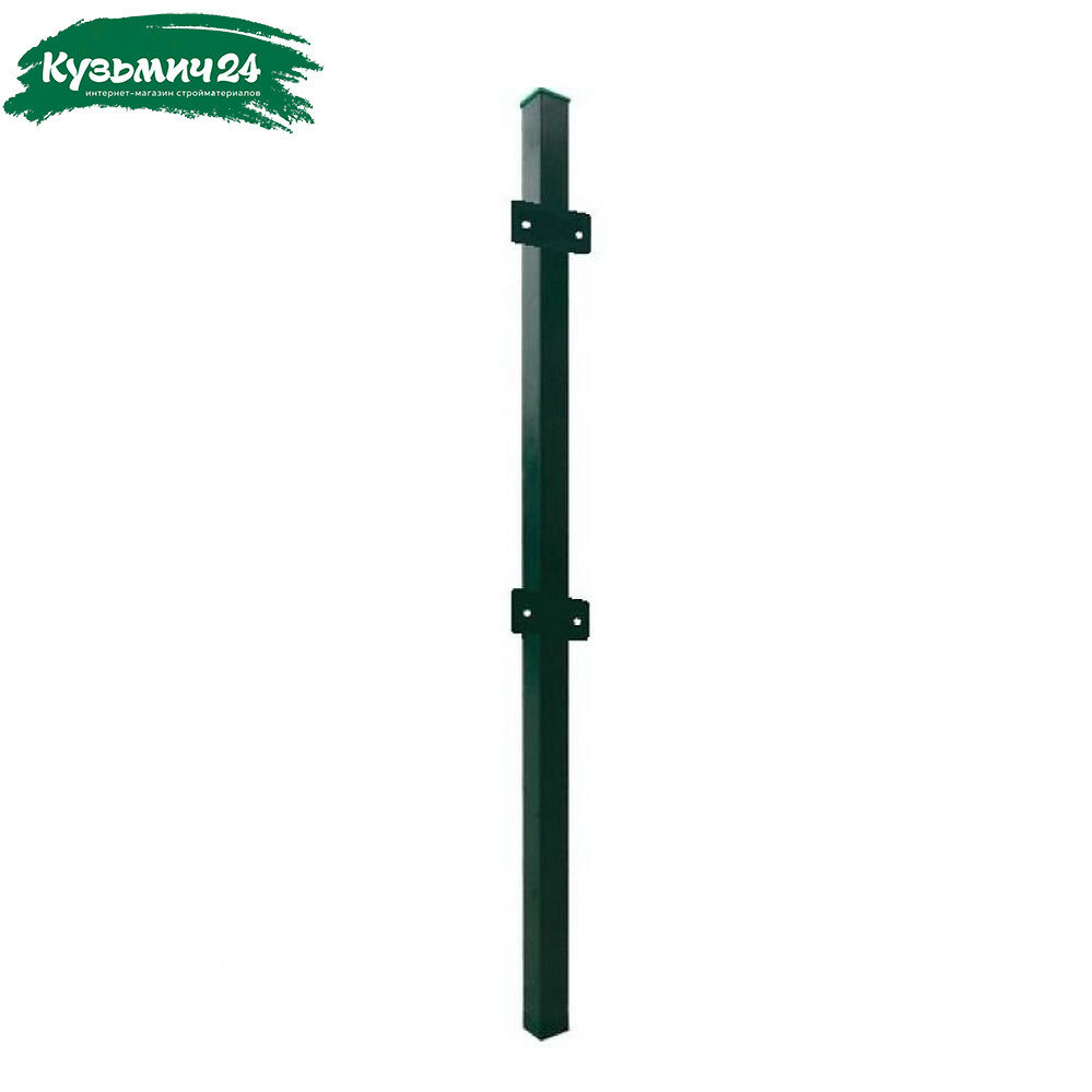 Столб профильный 60х40 мм х 24 м с пласт.