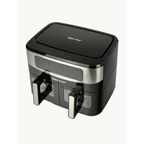 Аэрогриль электрический для дома 12 л с двумя чашами по 6 л 2600w 21000₽