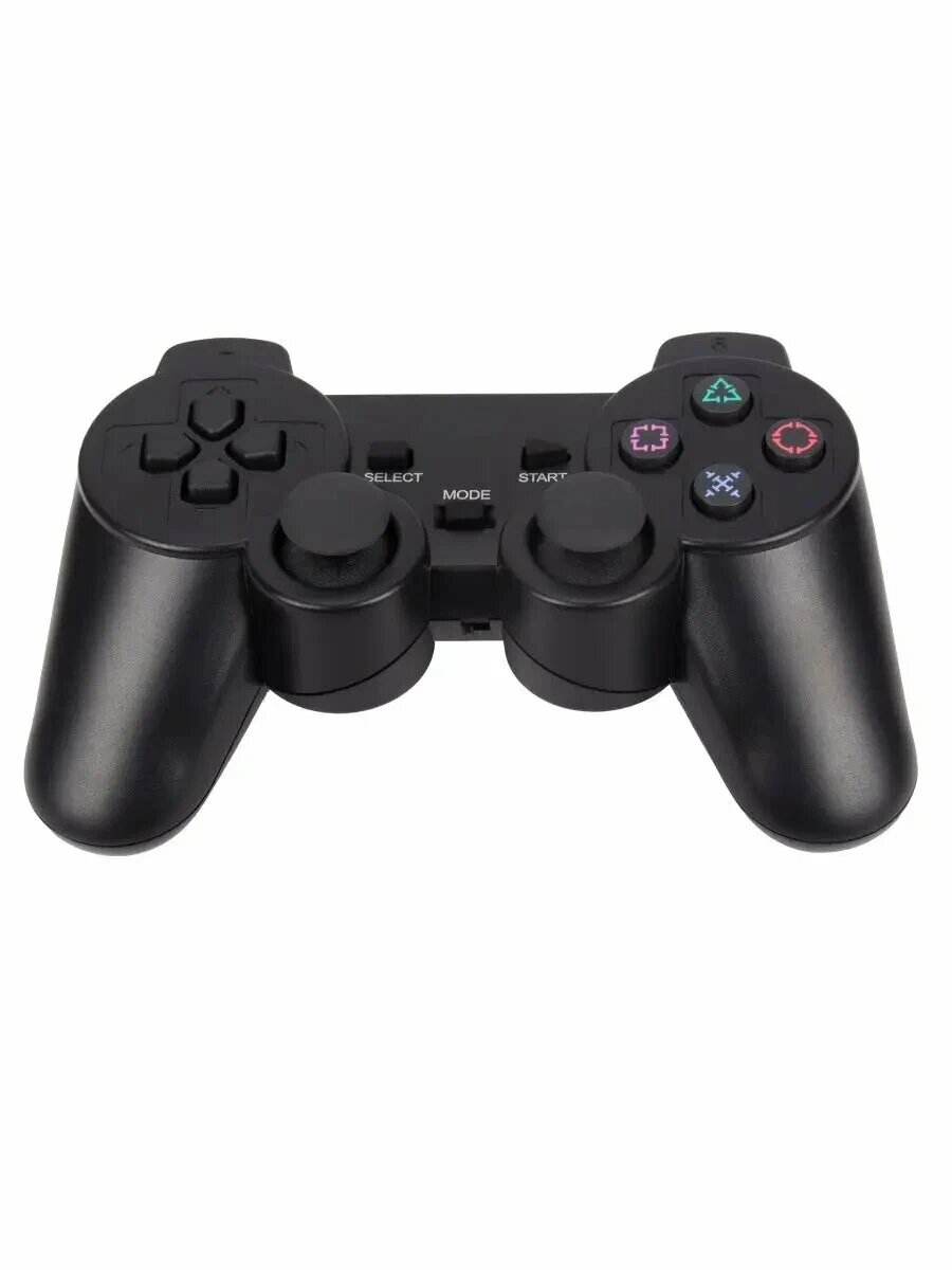 Беспроводной джойстик/геймпад для PS1/PS2/PS3/PC/Android/TV, черный — фото 1