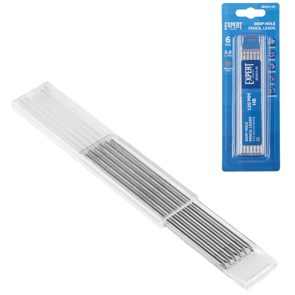 Набор графитовых стержней для автоматического карандаша EXPERT STARTUL 6 штук (SE3211-01)