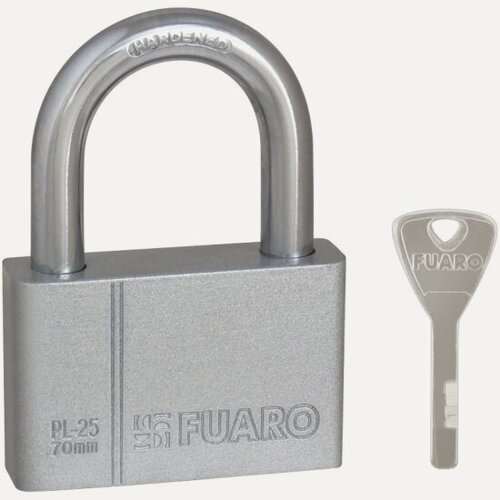 Изображение товара Замок навесной Fuaro PL-PROTEC-2570 4 fin key (PL-2570) фин. /блистер