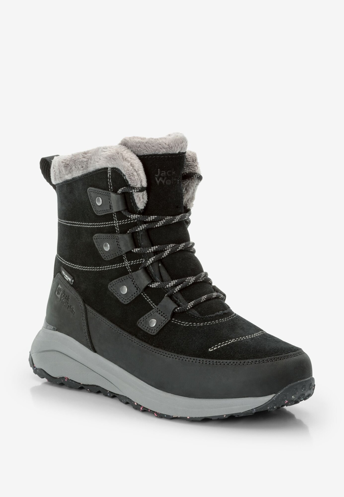 Ботинки Jack Wolfskin Dromoventure Tex High W, размер 5.5, чёрный — фото 1