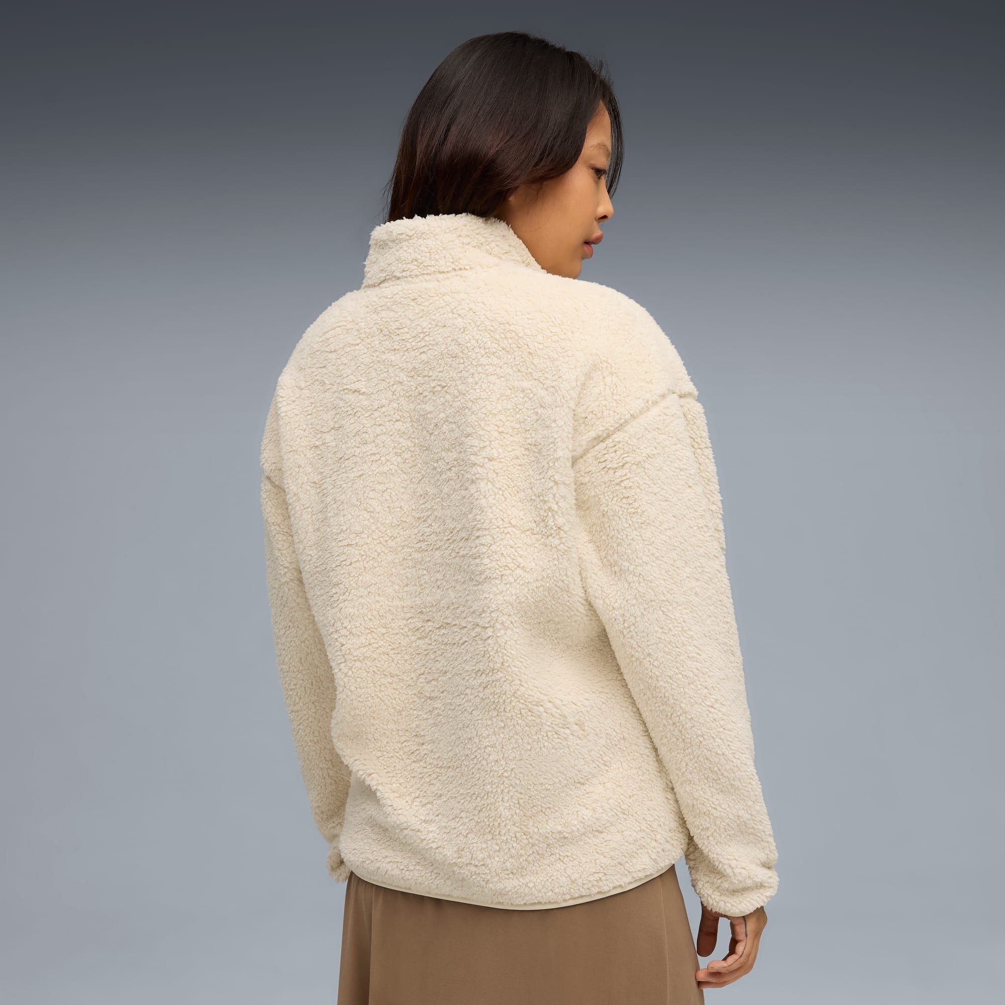 Свитшот PUMA Essentials Elevated, размер XS, , бежевый — фото 1