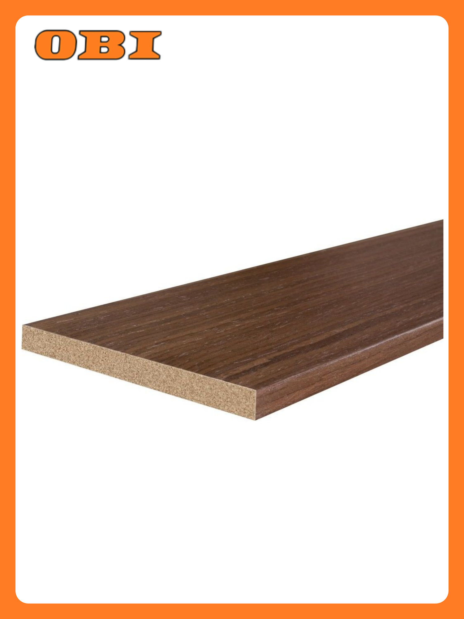 Добор дверной BELWOODDOORS МДФ шпон коричневый 100 мм x 2070 мм