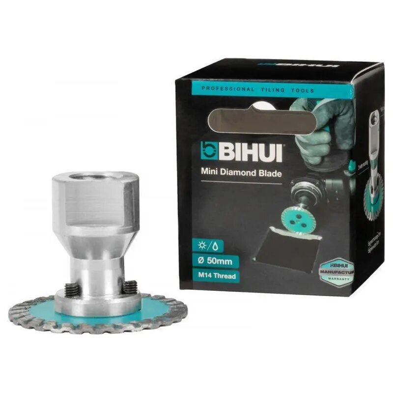 Диск подрезной алмазный по керамике BIHUI 50х2мм M14 DCW50 — фото 1