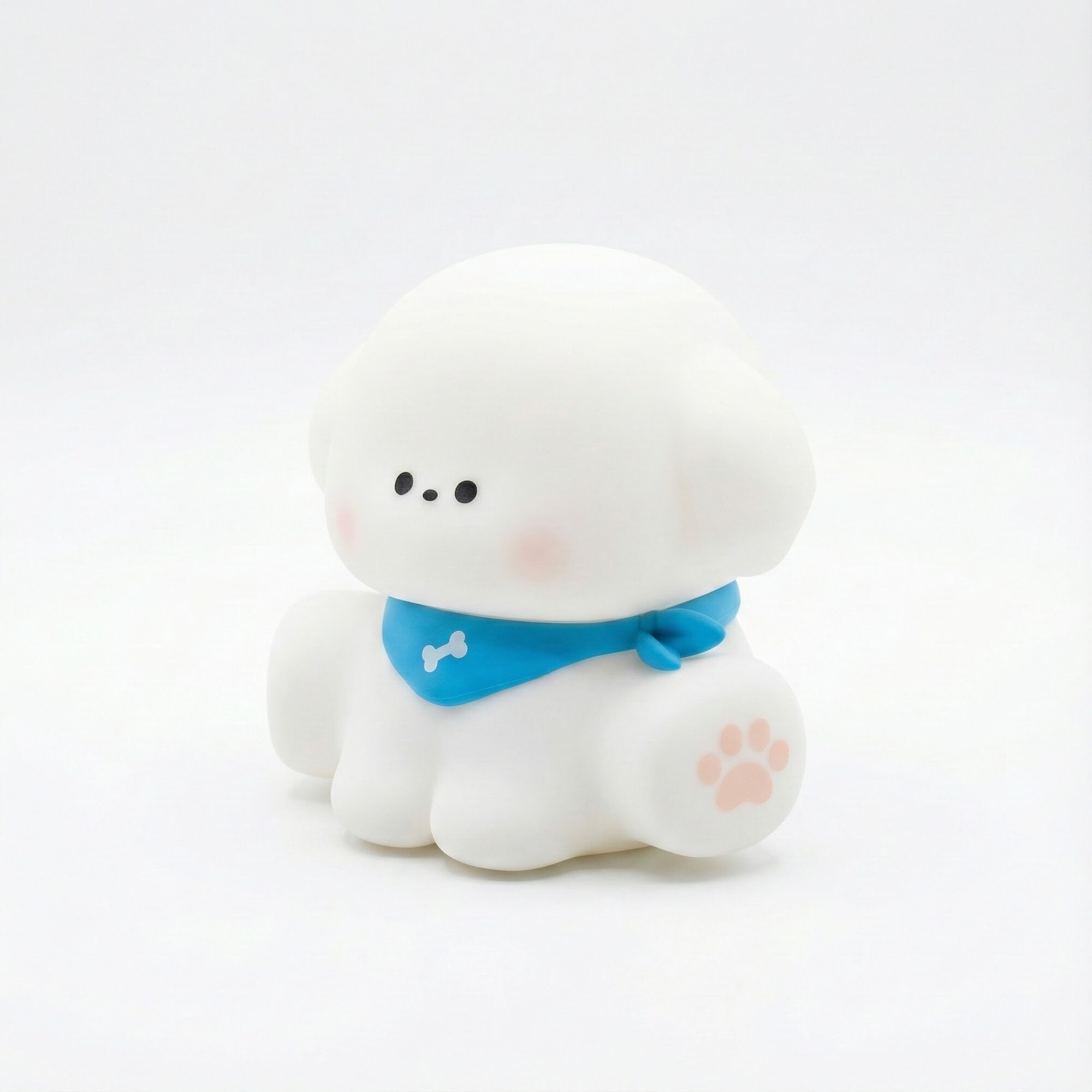 Ночник силиконовый Щенок A012, сенсор касания, RGB, 3 уровня, 2 Вт